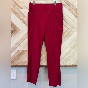 Apt 9 Red Pull-On Ponte Pant